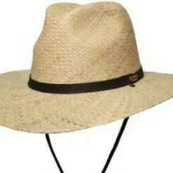 BARMAH FISHERMANS FEDORA RAFFIA