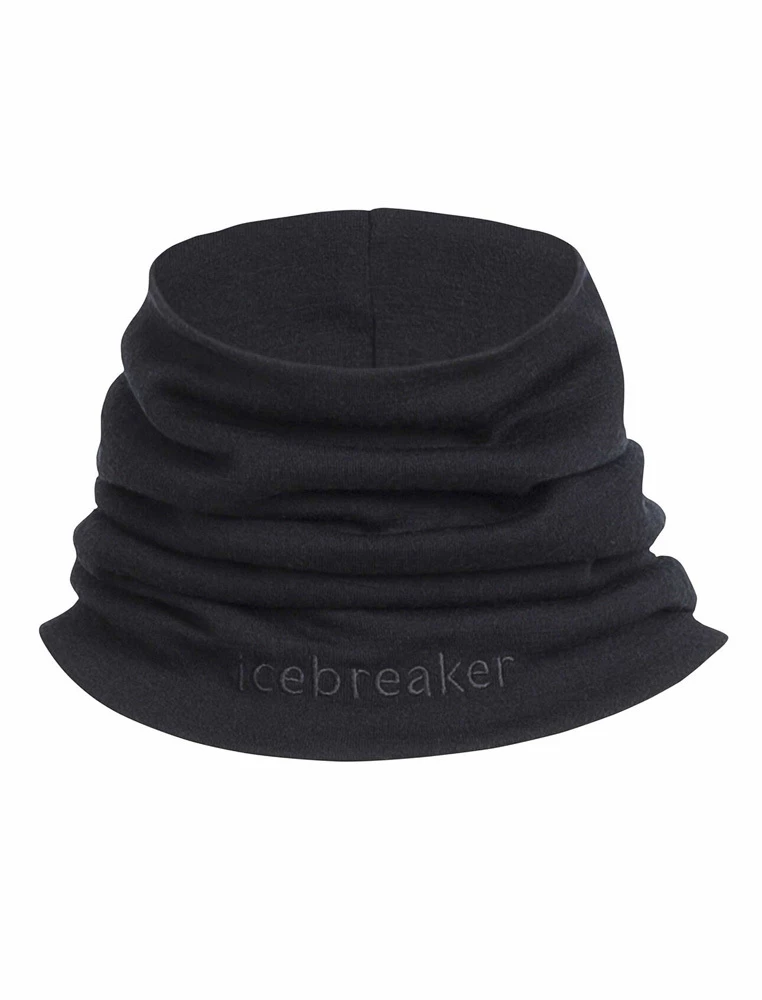 Icebreaker Apex Adult Chute Merino Neck Warmer Black 2 Icebreaker Apex Adult Chute Merino Neck Warmer Black - Image 2