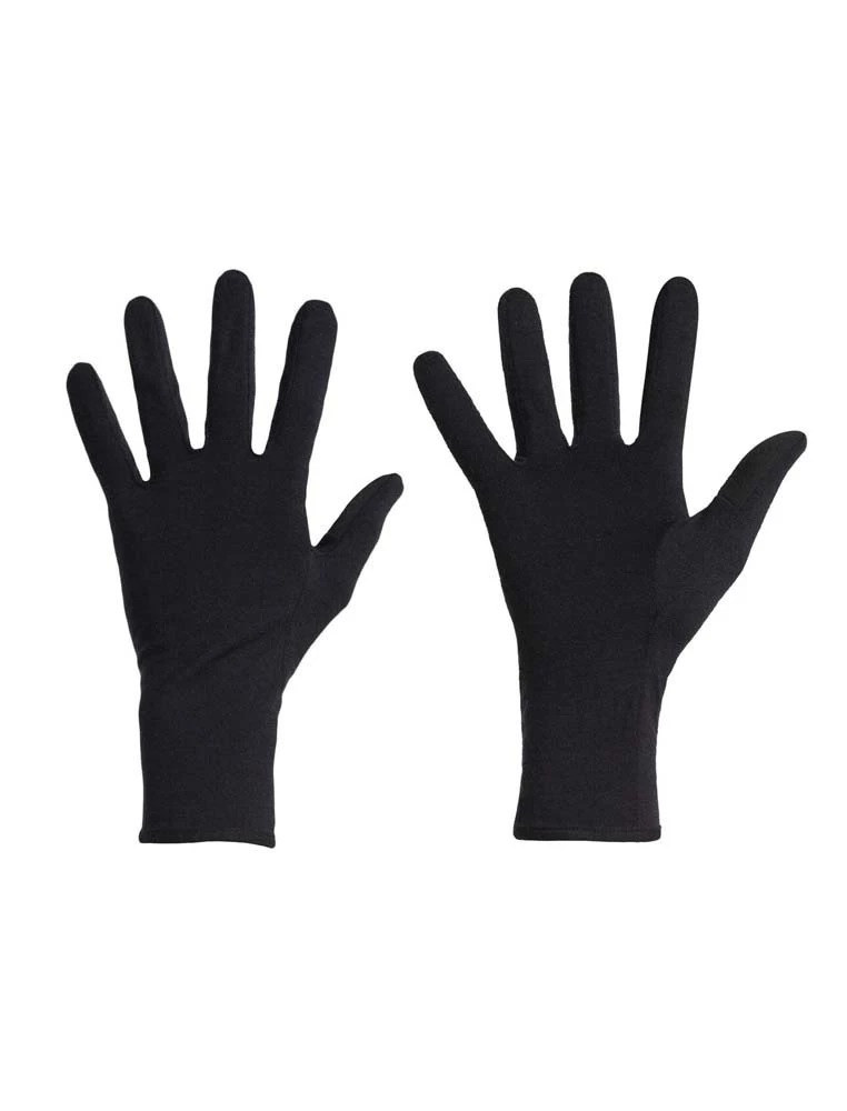 Icebreaker Merino 260 Tech Unisex Glove Liners Black 1 Icebreaker Merino 260 Tech Unisex Glove Liners Black
