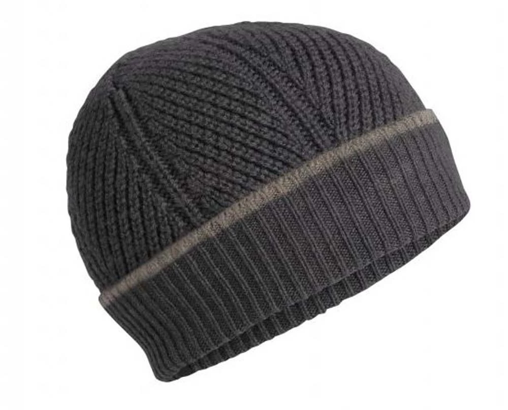 Icebreaker Merino Waypoint Unisex Beanie Steel Heather 2 Icebreaker Merino Waypoint Unisex Beanie Steel Heather - Image 2