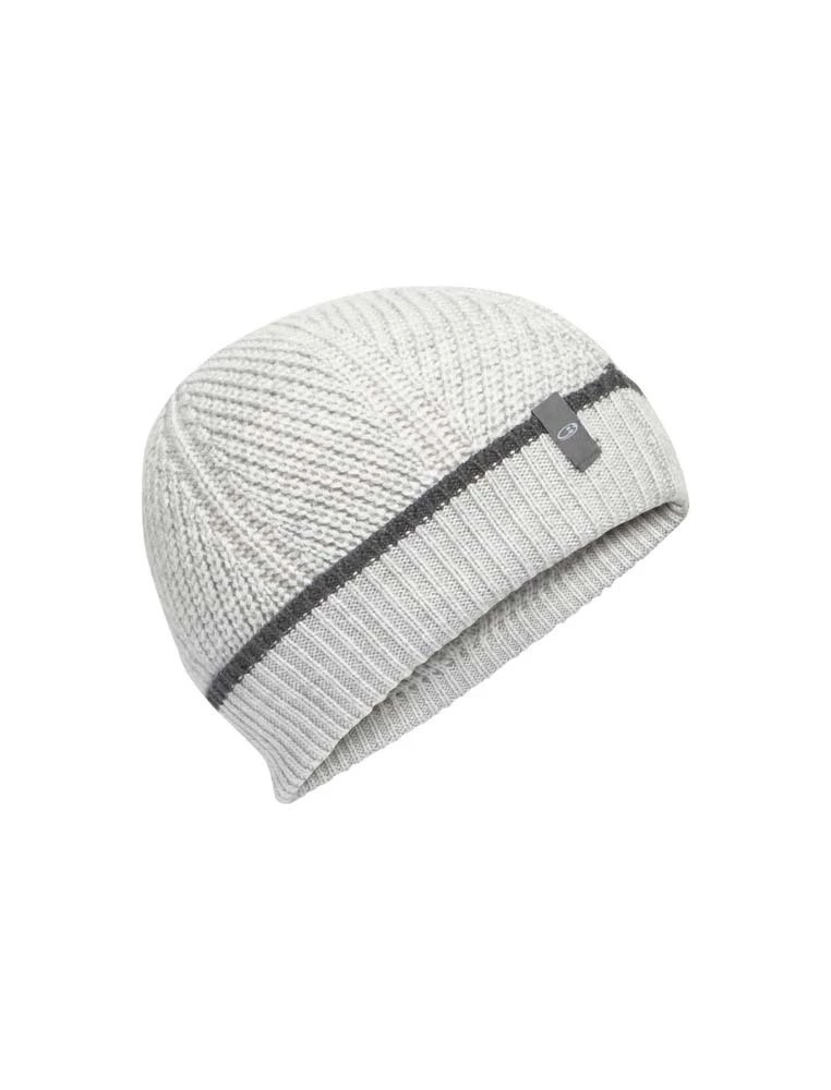 Icebreaker Merino Waypoint Unisex Beanie Steel Heather 3 Icebreaker Merino Waypoint Unisex Beanie Steel Heather - Image 3
