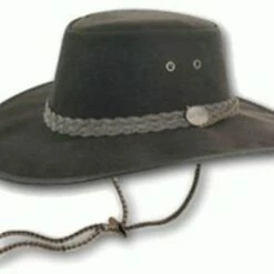 BARMAH DROVER OILSKIN HAT BROWN