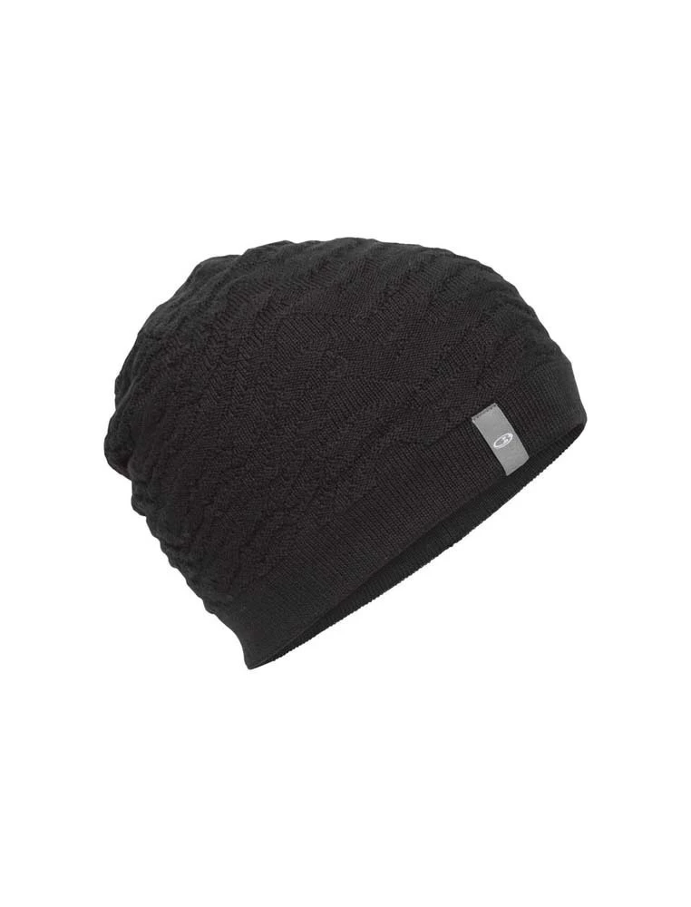 Icebreaker Merino Balsam Unisex Beanie Black 6 Icebreaker Merino Balsam Unisex Beanie Black - Image 6