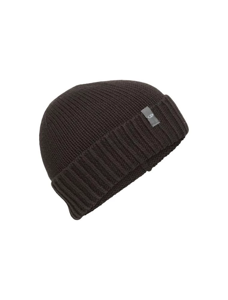 Icebreaker Merino Vela Cuff Unisex Beanie Ecru Heather 3 Icebreaker Merino Vela Cuff Unisex Beanie Ecru Heather - Image 3