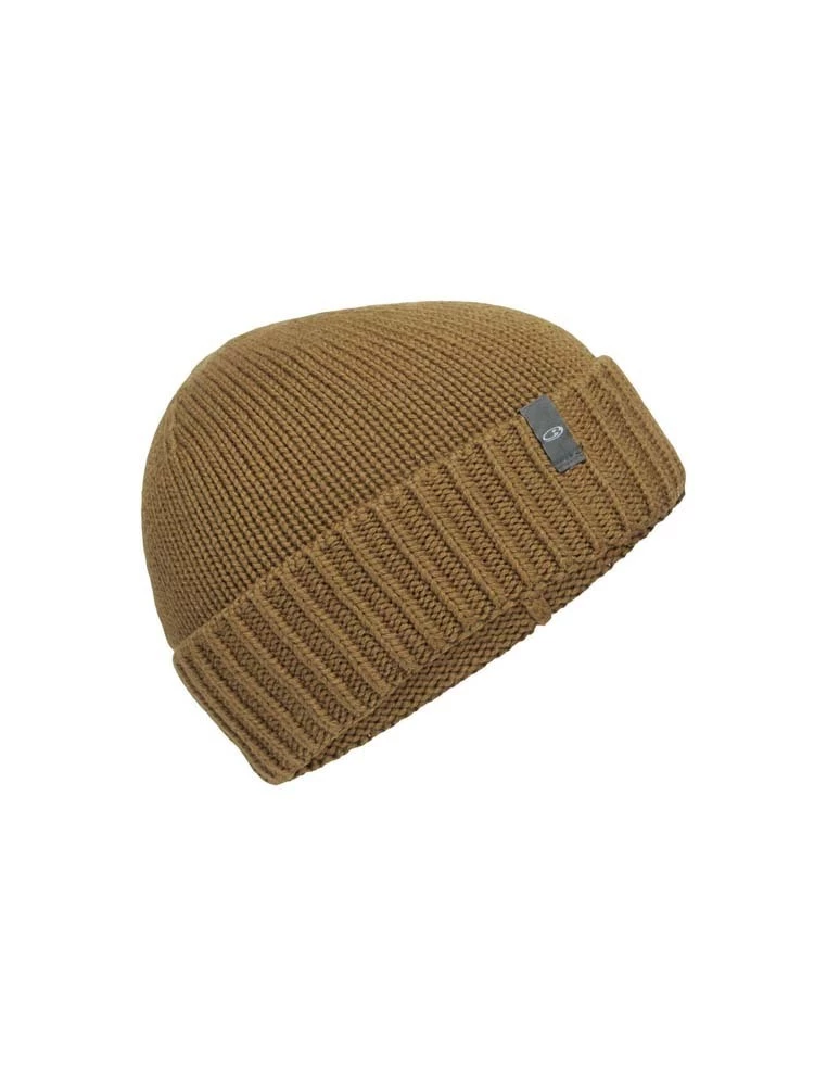 Icebreaker Merino Vela Cuff Unisex Beanie Ecru Heather 5 Icebreaker Merino Vela Cuff Unisex Beanie Ecru Heather - Image 5