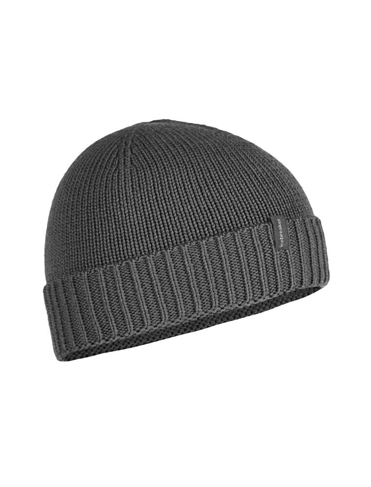Icebreaker Merino Vela Cuff Unisex Beanie Ecru Heather 9 Icebreaker Merino Vela Cuff Unisex Beanie Ecru Heather - Image 9