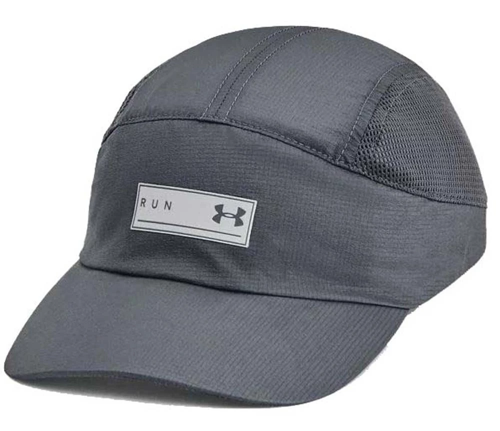 Under Armour Isochill Run Dash Unisex Running Cap Pitch Grey 1 Under Armour Isochill Run Dash Unisex Running Cap Pitch Grey