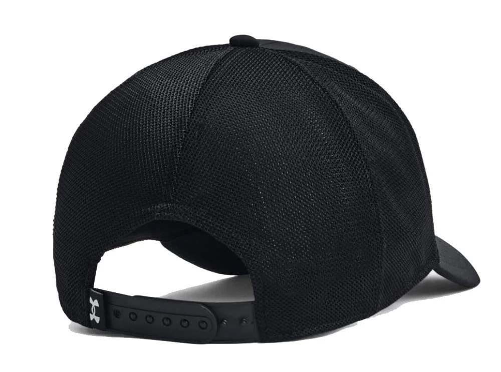 Under Armour Outdoor Graphic Mens Trucker Hat Marine OD Green/Black/Halo Gray 4 Under Armour Outdoor Graphic Mens Trucker Hat Marine OD Green/Black/Halo Gray - Image 4