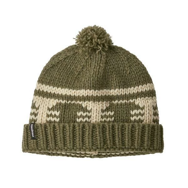 Patagonia Sapka Unisex Beanie Siphon Stripe: Sage Khaki 3 Patagonia Sapka Unisex Beanie Siphon Stripe: Sage Khaki - Image 3