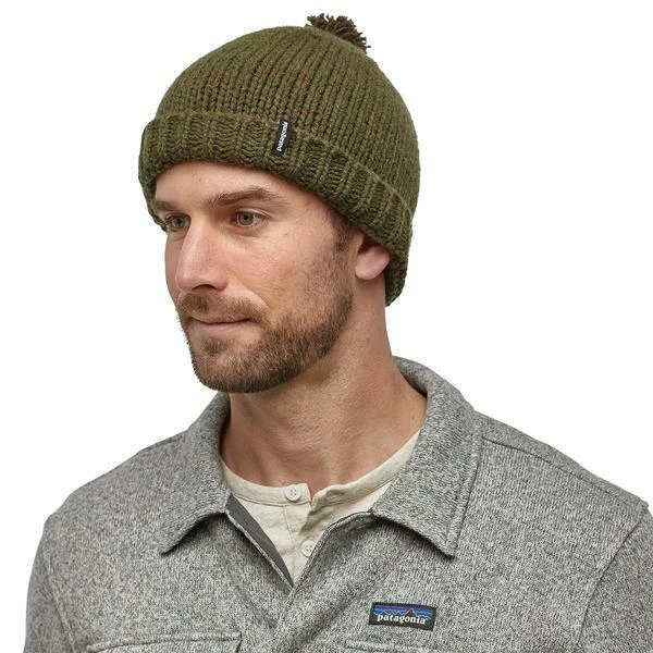 Patagonia Sapka Unisex Beanie Siphon Stripe: Sage Khaki 4 Patagonia Sapka Unisex Beanie Siphon Stripe: Sage Khaki - Image 4