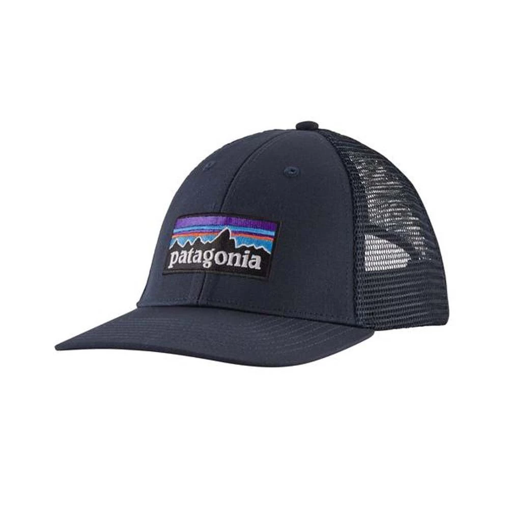 Patagonia P-6 Logo LoPro Trucker Unisex Hat Black 3 Patagonia P-6 Logo LoPro Trucker Unisex Hat Black - Image 3