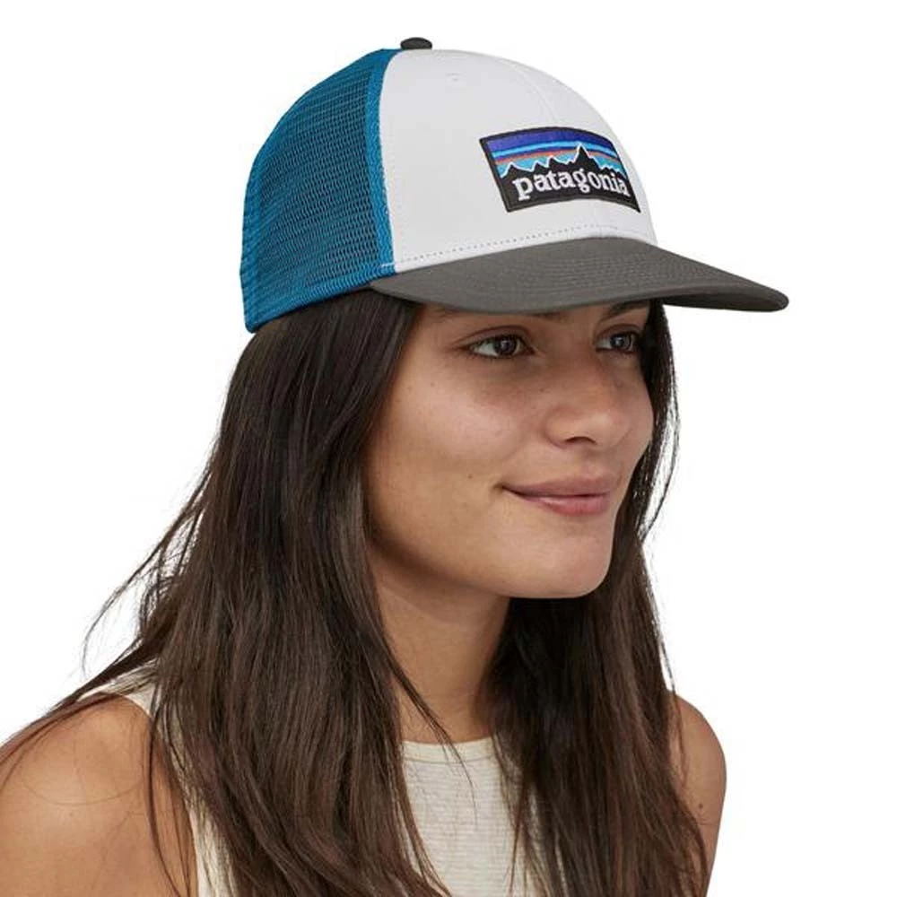 Patagonia P-6 Logo LoPro Trucker Unisex Hat Black 9 Patagonia P-6 Logo LoPro Trucker Unisex Hat Black - Image 9