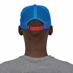 Patagonia P-6 Logo Trucker Hat White w/Palo Green -Geardeal Shop 38289 WPAL ALL 7