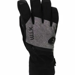 XTM Sage Adult Unisex Waterproof Snow Gloves Grey Denim 9 XTM Sage Adult Unisex Waterproof Snow Gloves Grey Denim -Geardeal Shop DU020 BLK L