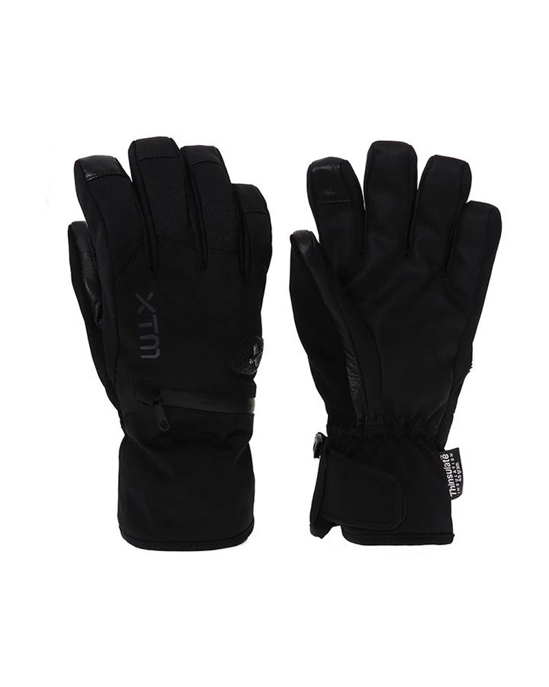 XTM Sage Adult Unisex Waterproof Snow Gloves Grey Denim 2 XTM Sage Adult Unisex Waterproof Snow Gloves Grey Denim - Image 2