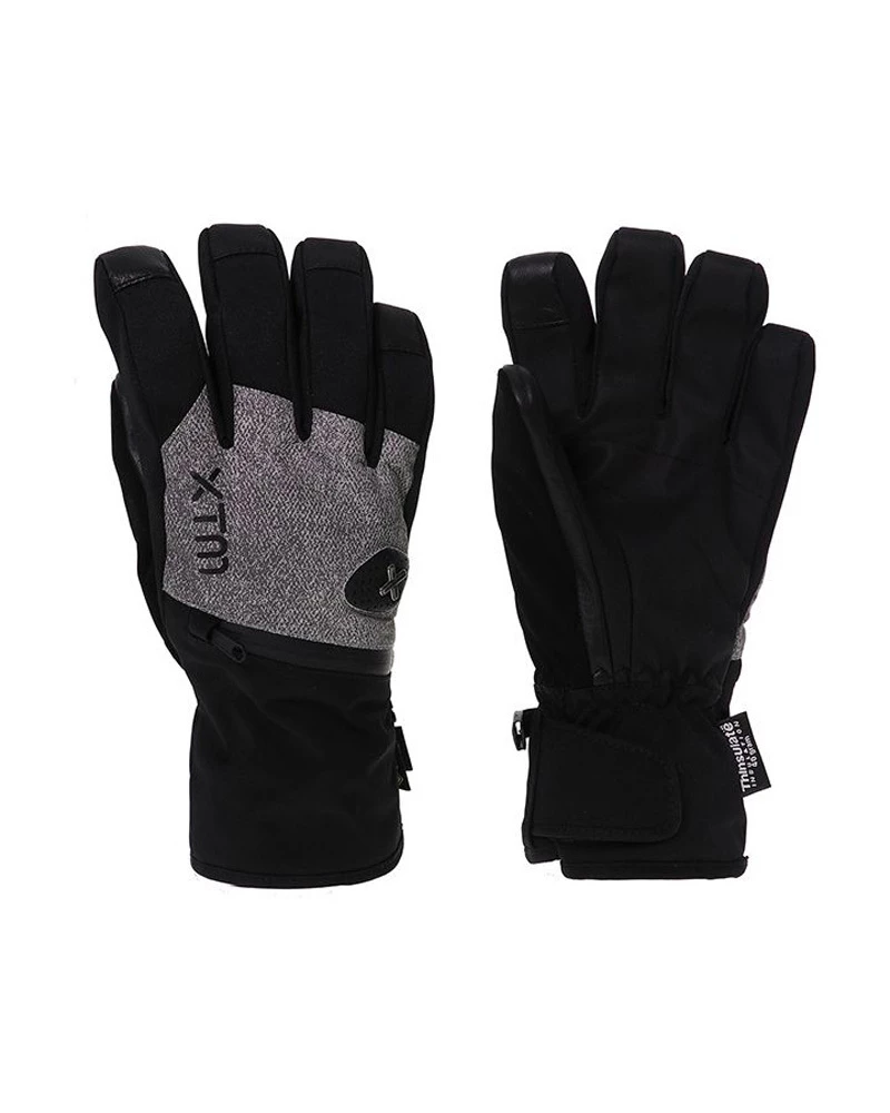 XTM Sage Adult Unisex Waterproof Snow Gloves Grey Denim 1 XTM Sage Adult Unisex Waterproof Snow Gloves Grey Denim