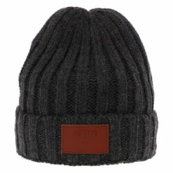 XTM Emerson Adult Unisex Fleece Beanie Dark Grey Marle