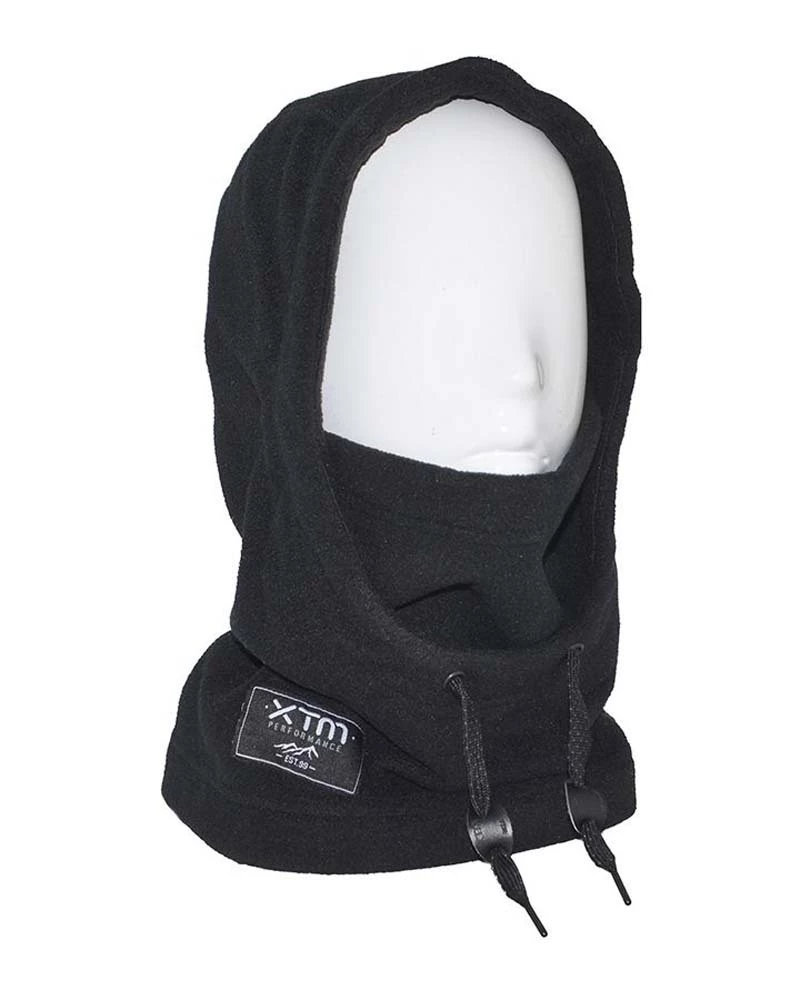 XTM Kenny Unisex Fleece Hood Black 1 XTM Kenny Unisex Fleece Hood Black