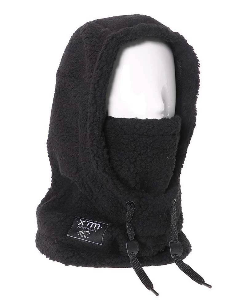 XTM Kenny Sherpa Unisex Fleece Hood Black 1 XTM Kenny Sherpa Unisex Fleece Hood Black