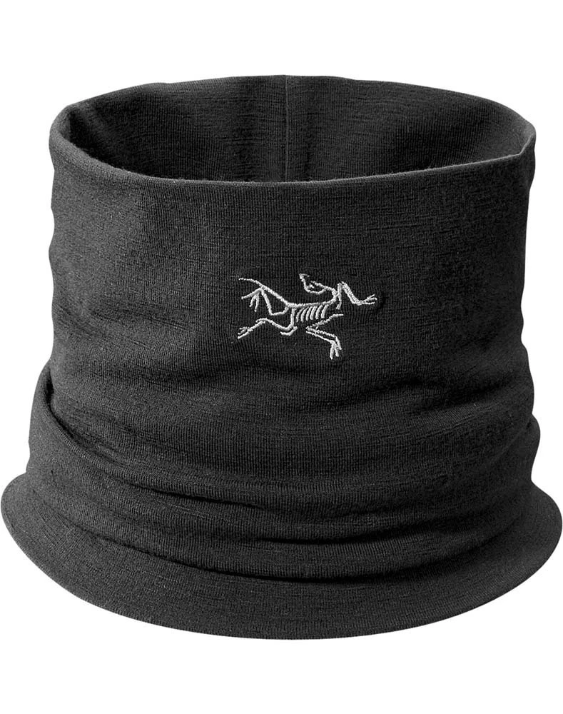 Arcteryx Rho LTW Merino Neck Gaiter Black 1 Arcteryx Rho LTW Merino Neck Gaiter Black