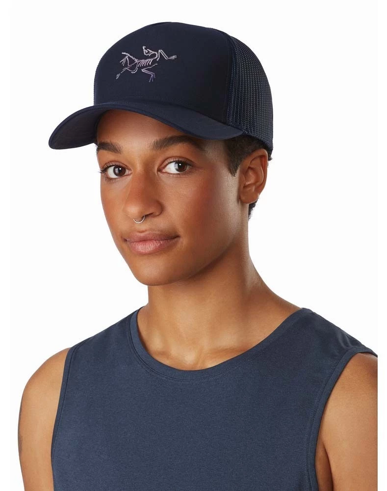 Arcteryx Polychrome Bird Trucker Hat Black 2 Arcteryx Polychrome Bird Trucker Hat Black - Image 2