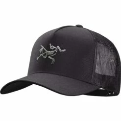 Arcteryx Polychrome Bird Trucker Hat Black 7 Arcteryx Polychrome Bird Trucker Hat Black -Geardeal Shop L07512200 3