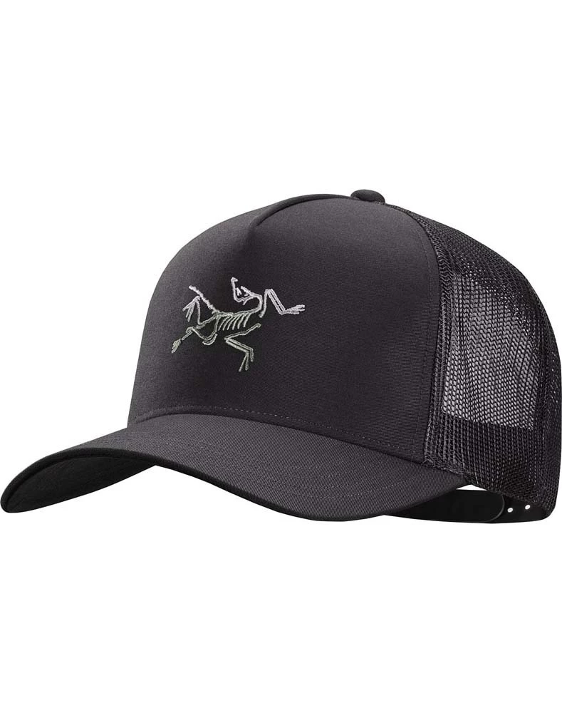 Arcteryx Polychrome Bird Trucker Hat Black 1 Arcteryx Polychrome Bird Trucker Hat Black