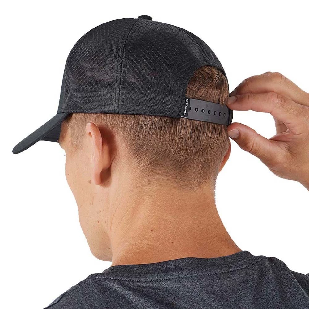 Salomon Trucker Curved Cap Black/Black 5 Salomon Trucker Curved Cap Black/Black - Image 5