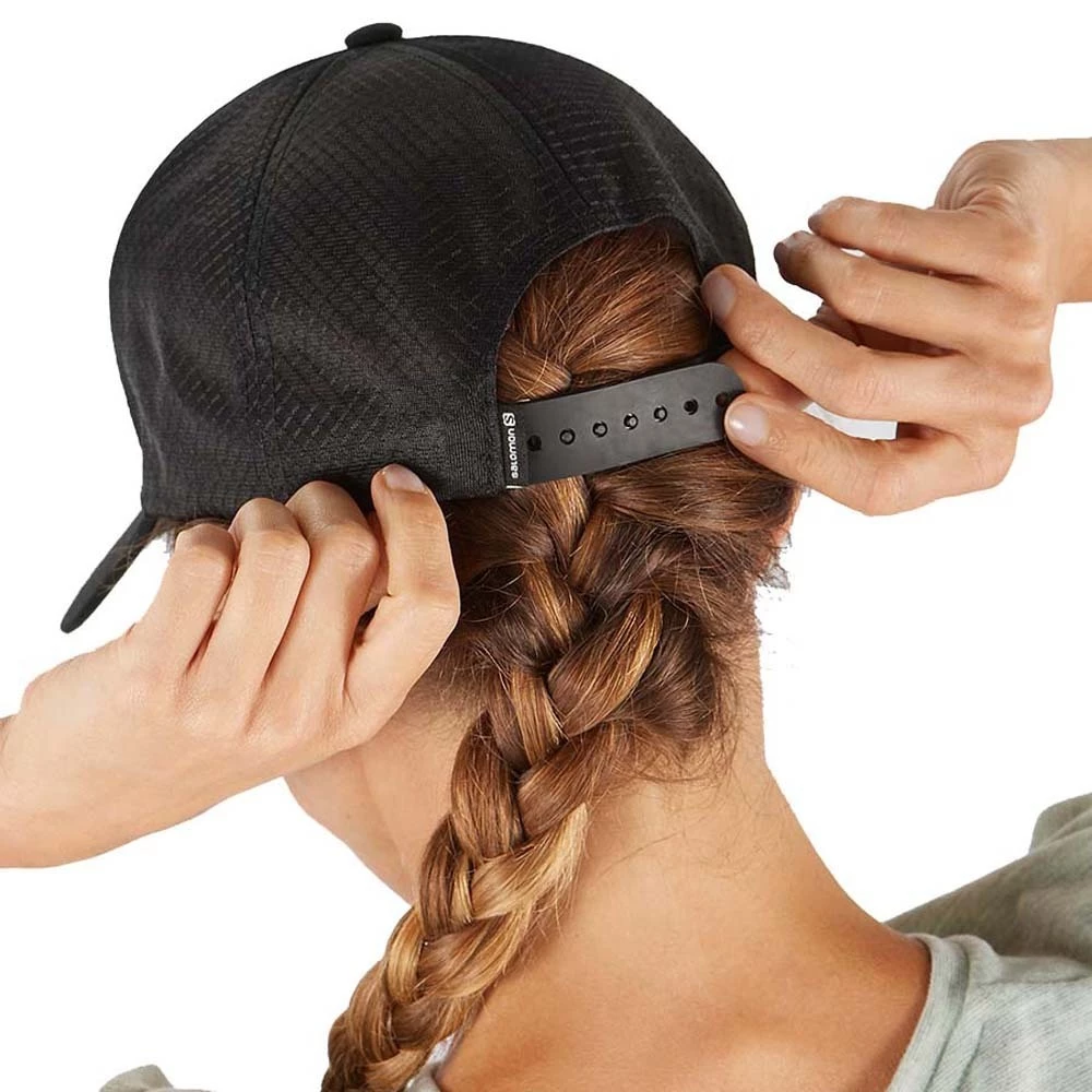 Salomon Trucker Curved Cap Black/Black 6 Salomon Trucker Curved Cap Black/Black - Image 6