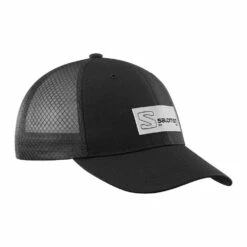 Salomon Trucker Curved Cap Black/Black 12 Salomon Trucker Curved Cap Black/Black -Geardeal Shop LC1465200 SM