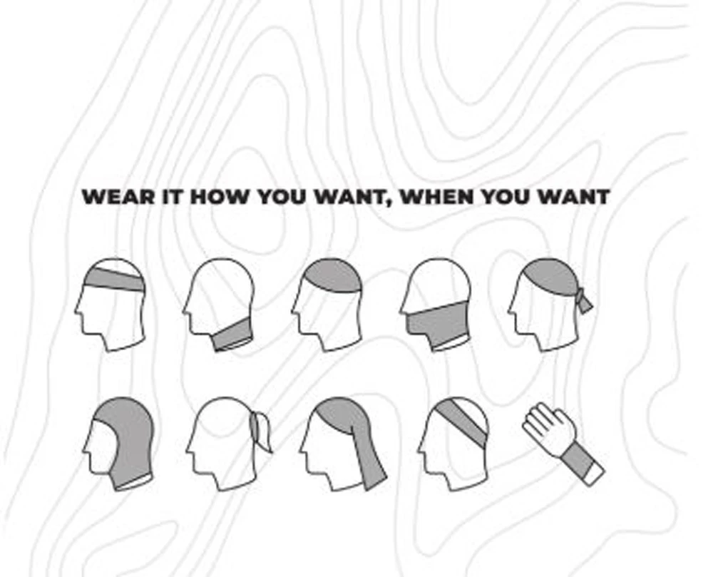 Fractel Multi-Use Jet Edition Neck Band 3 Fractel Multi-Use Jet Edition Neck Band - Image 3