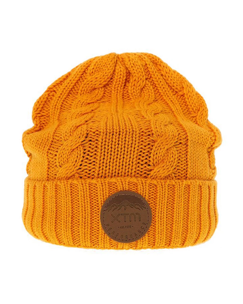 XTM Fall Line Merino Wool Beanie Yellow 4 XTM Fall Line Merino Wool Beanie Yellow - Image 4