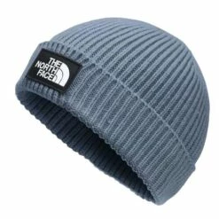 The North Face TNF Logo Box Cuffed Beanie Vintage Indigo -Geardeal Shop NF0A3FJXBDQ R 6