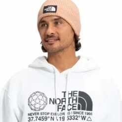 The North Face TNF Logo Box Cuffed Beanie Vintage Indigo -Geardeal Shop NF0A3FJXBDQ R 7