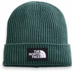 The North Face TNF Logo Box Cuffed Beanie Vintage Indigo -Geardeal Shop NF0A3FJXD0R R