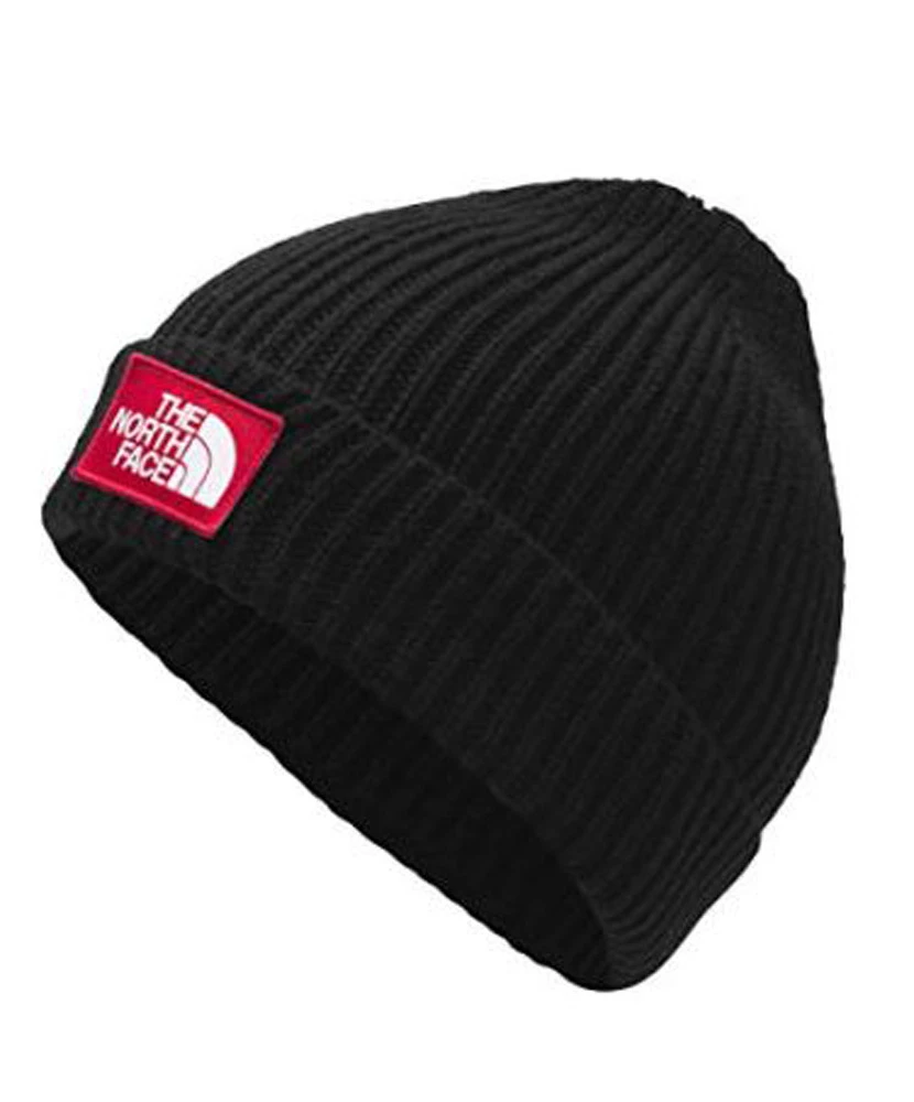The North Face TNF Logo Box Cuffed Beanie Black 2 The North Face TNF Logo Box Cuffed Beanie Black - Image 2