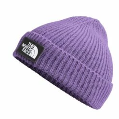 The North Face TNF Logo Box Cuffed Beanie Vintage Indigo -Geardeal Shop NF0A3FJXNL4R