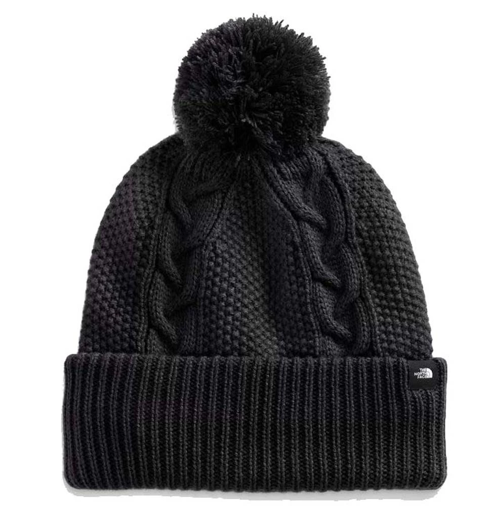 The North Face Cable Minna Womens Beanie TNF Light Grey Heather 2 The North Face Cable Minna Womens Beanie TNF Light Grey Heather - Image 2
