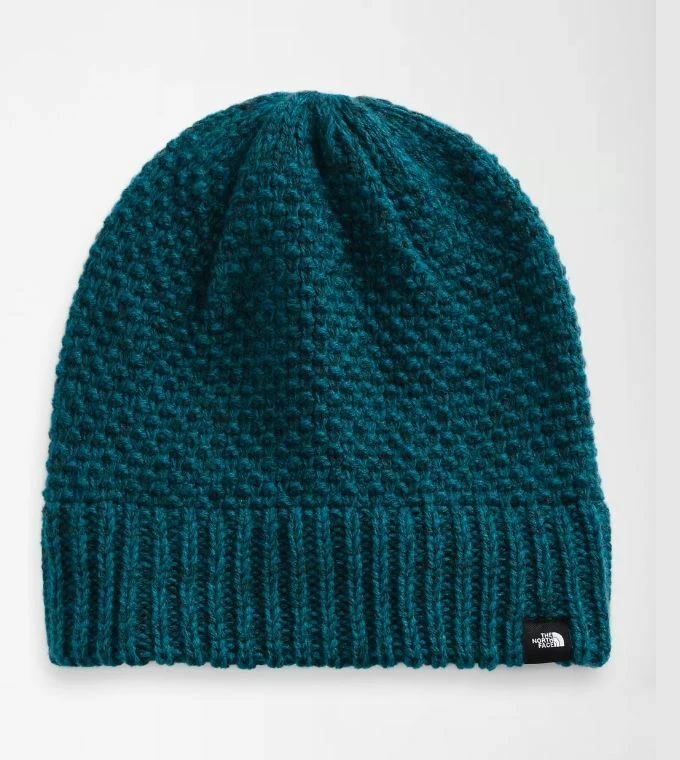 The North Face Purrl Stitch Womens Beanie Shaded Spruce/Dark Sage Green 3 The North Face Purrl Stitch Womens Beanie Shaded Spruce/Dark Sage Green - Image 3