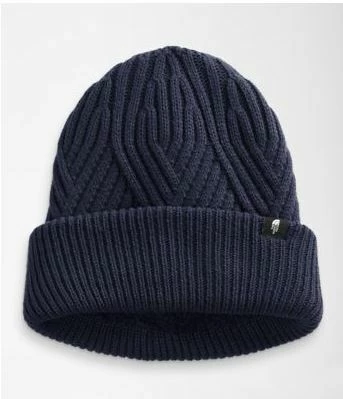 The North Face Reyka Reversible Womens Beanie TNF Navy 2 The North Face Reyka Reversible Womens Beanie TNF Navy - Image 2