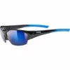Uvex Blaze III Sports Sunglasses Black/Red