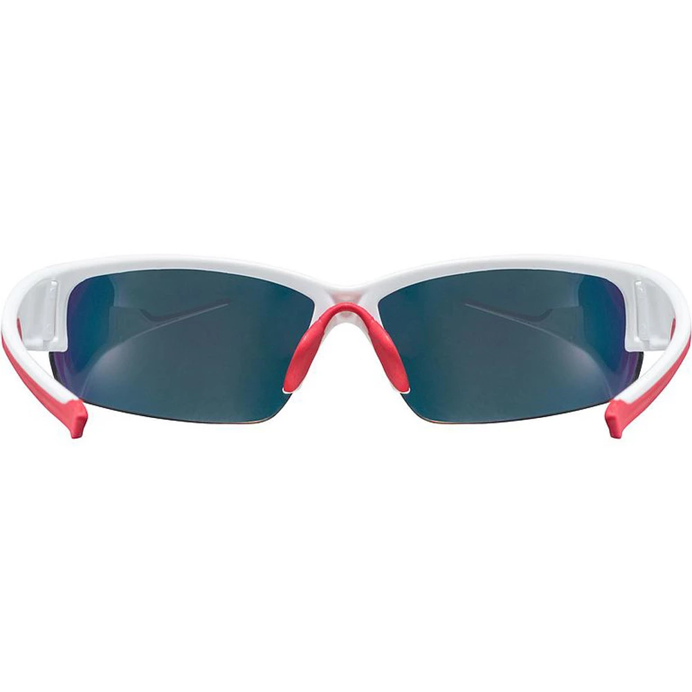 Uvex Sportstyle 215 Sports Sunglasses White Matte/Red 11 Uvex Sportstyle 215 Sports Sunglasses White Matte/Red - Image 11