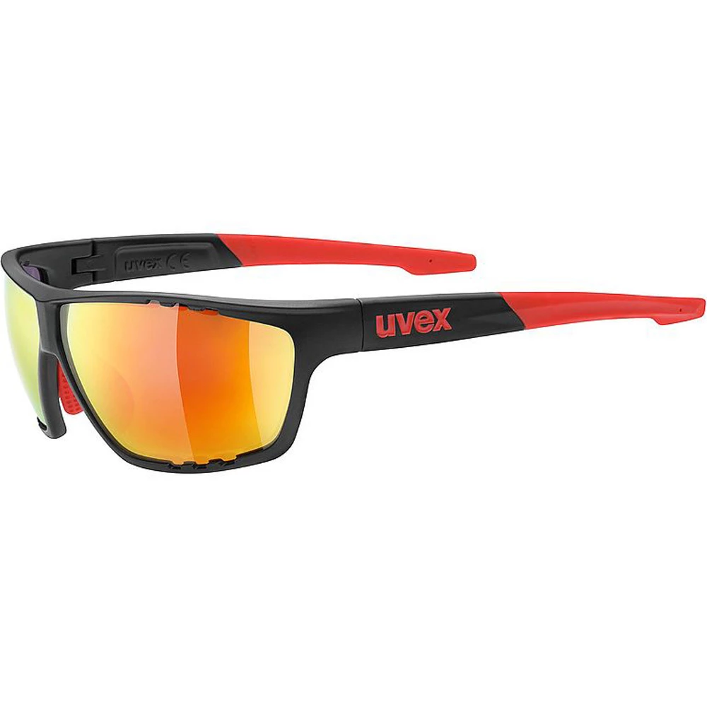 Uvex Sportstyle 706 Sports Sunglasses Olive Green/Red 2 Uvex Sportstyle 706 Sports Sunglasses Olive Green/Red - Image 2