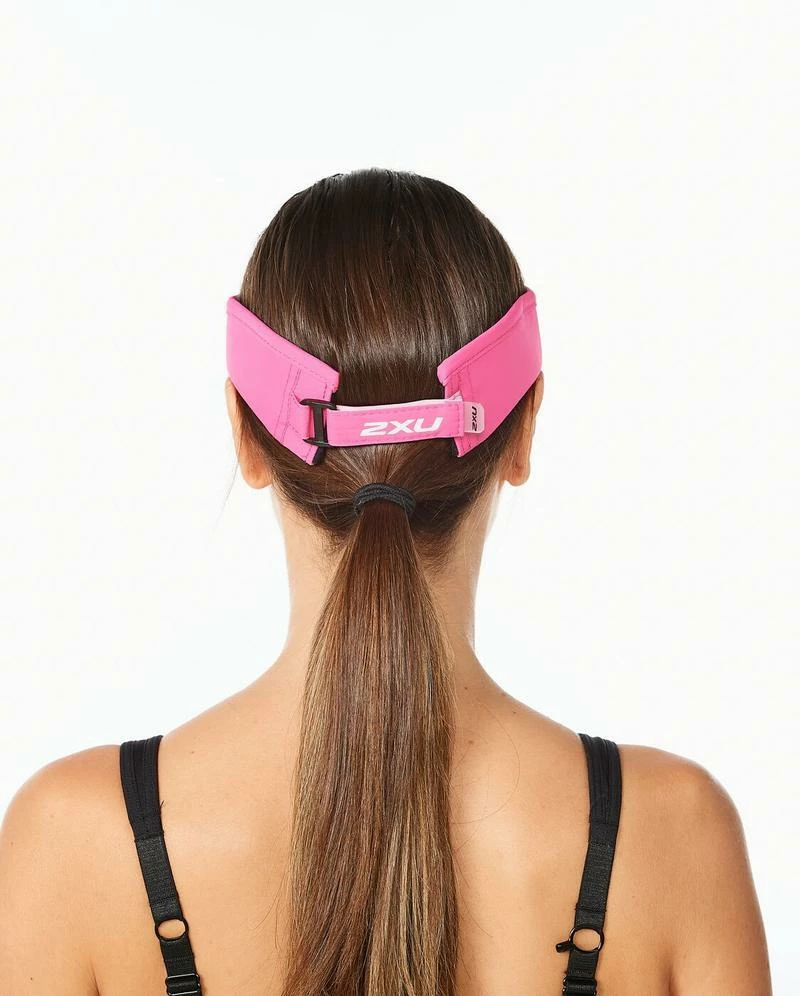 2XU Run Visor Orchid Mist/Black 11 2XU Run Visor Orchid Mist/Black - Image 11