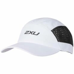 2XU Light Speed Unisex Running Cap White/Black 5 2XU Light Speed Unisex Running Cap White/Black -Geardeal Shop UQ6540f 1
